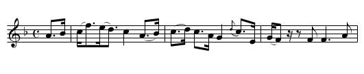 OH NANNY WILT THOU GANG WITH ME - staff notation