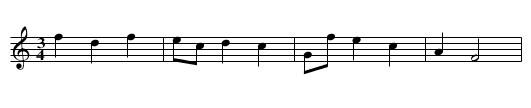 Oj Kozery Kozery na gorce stoicie - staff notation