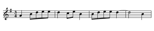 Oj siwy kon siwy kon - staff notation