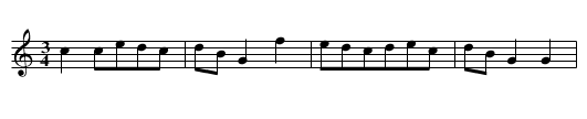 Oj stary ja - staff notation