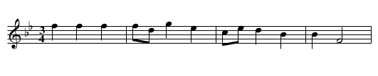 Oj swiety Dominiku i ty swiety Jonie - staff notation