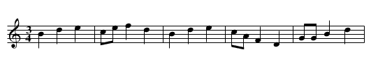 Oj widzisz ty braciszku - staff notation