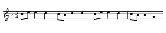 Ojze wdowy moje wdowy - staff notation