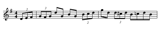 O'Kane's - staff notation
