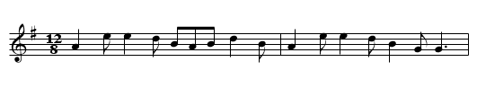 O'Keeffe's Slide - staff notation