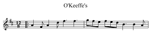 O'Keeffe's - staff notation