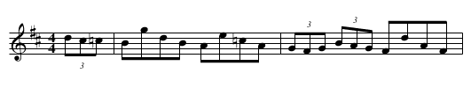 O'Kelly's Fancy - staff notation