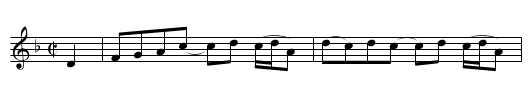Oklahoma Rag - staff notation