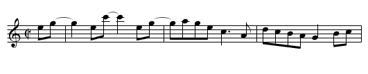 Oklahoma Run [2] - staff notation