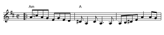 Old Bell Cow - staff notation