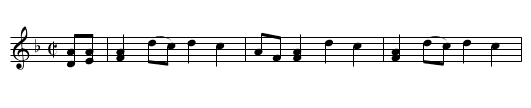 Old Blue Bonnet [1] - staff notation