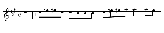 Old Bunch of Keys - staff notation