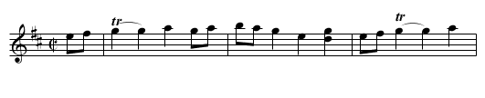 Old Christmas [1] - staff notation