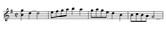 Old Christmas [2] - staff notation