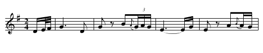 Old Dead March - staff notation