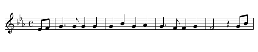Old Dun Cow, The  - staff notation