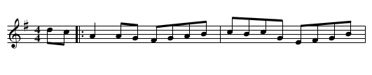 Old Fashioned Habit - staff notation