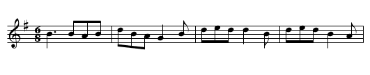 Old favourite, The - staff notation