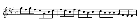 Old Flannagan - staff notation