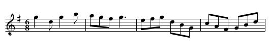 Old Glenvillee - staff notation