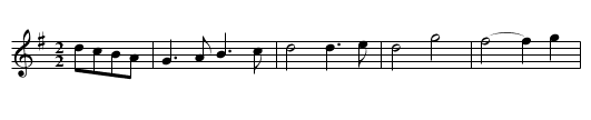 Old Grenadier - staff notation