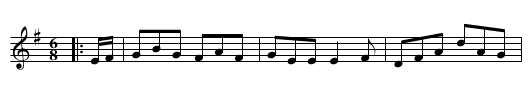 Old Grey Goose, The  - staff notation