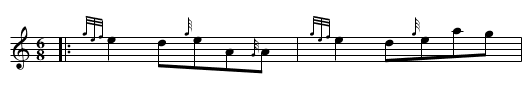 Old Hag at the Churn - staff notation