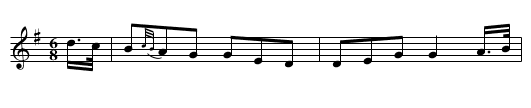 Old Head of Denis, The - staff notation