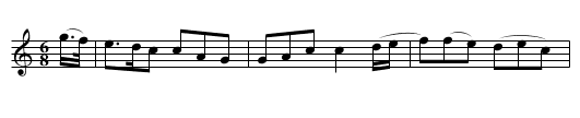 Old Head of Dennis, The - staff notation