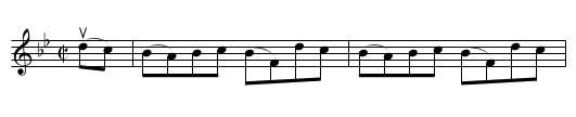 OLD HICKORY HORNPIPE - staff notation