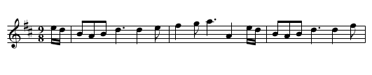 Old Highland Air [1], An - staff notation
