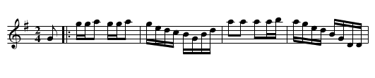 Old Hollow Poplar - staff notation