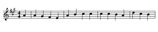 Old Hundred - staff notation