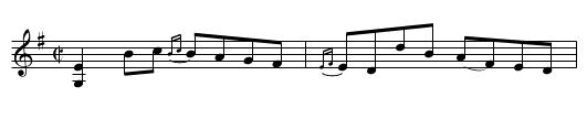 Old Ireland - staff notation