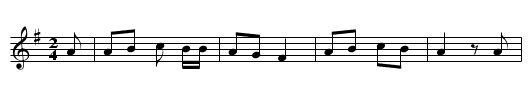 Old Joe Clark - staff notation
