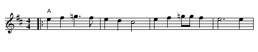 Old Joe Clark - staff notation