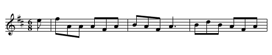 Old Joe's - staff notation