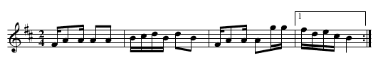 Old Kentucky Roan - staff notation