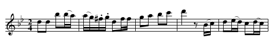 Old King Cole WES.054 - staff notation