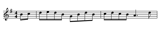 Old Man and the Old Woman - staff notation
