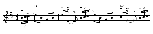 Old Missouri - staff notation