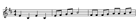 Old Moke Pickin' on the Banjo - staff notation
