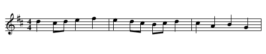 Old Molly Oxford (Step Back) - staff notation