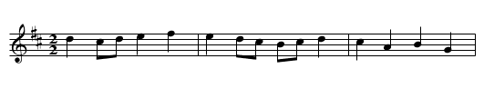 Old Molly Oxford (Step Back) - staff notation