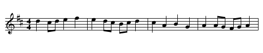 Old Molly Oxford - staff notation