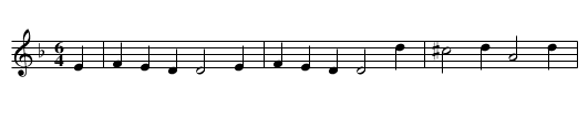 Old Noll's Jigg - staff notation