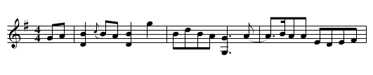Old Number Third - staff notation