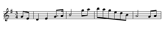 Old Phillip Armour - staff notation