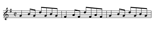 Old Pigeon on the Gate, The - staff notation