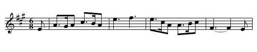Old Rosin the Beau - staff notation